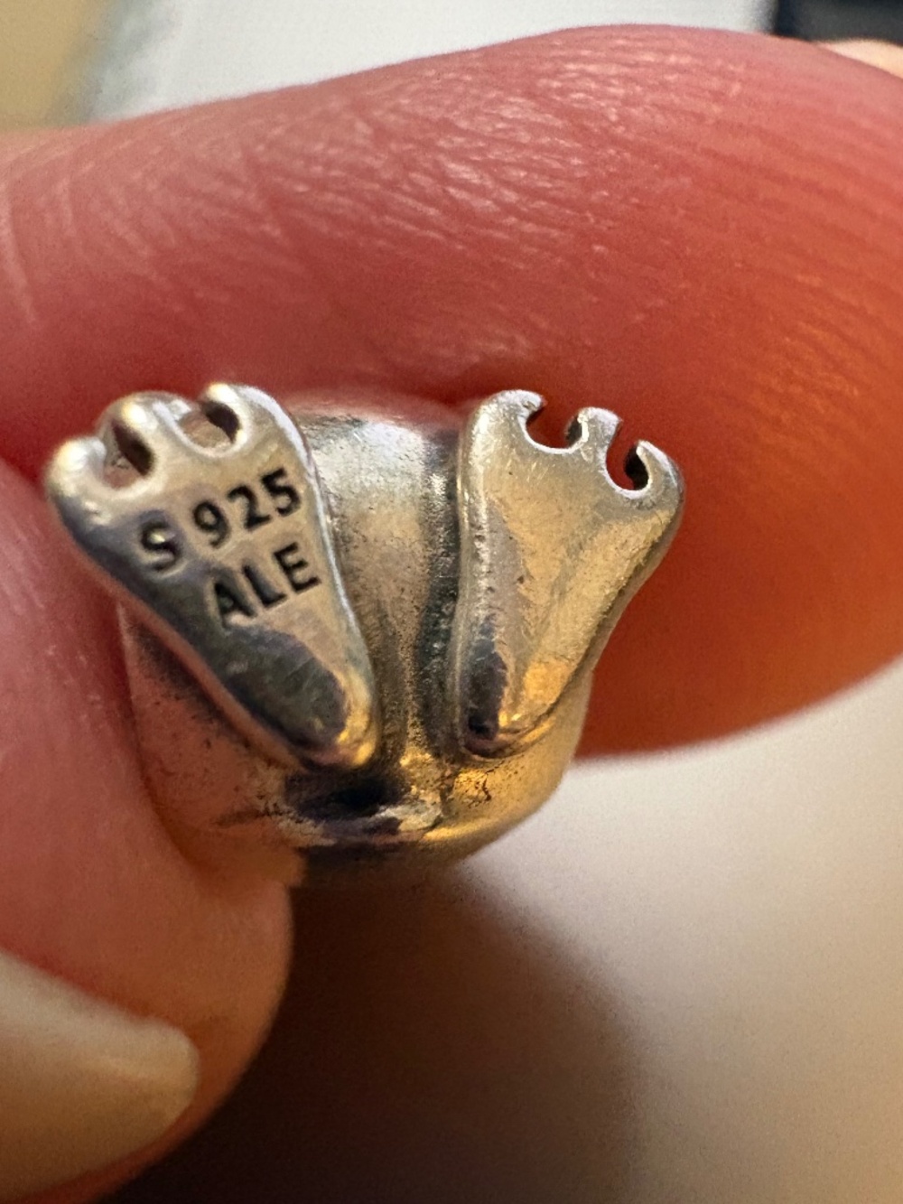 Pandora Silver Frog Charm - Picture 3 of 3